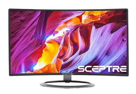 3 x HDMI, 1 x DisplayPort, 1 x Audio Out Jack. . Sceptre 24 inch curved monitor